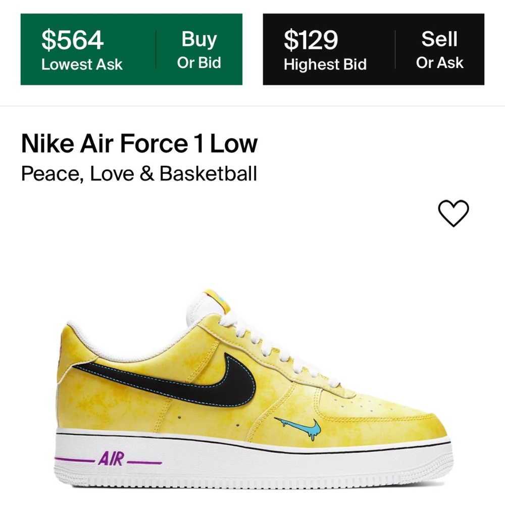 Nike Air Force 1 Low Peace, Love & Basketball